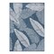 World Rug Gallery Distressed Palm Leaves Textured Flat Weave Indoor/Outdoor Area Rug 5' x 7' Navy 114NAVY5X7 - alternate 2